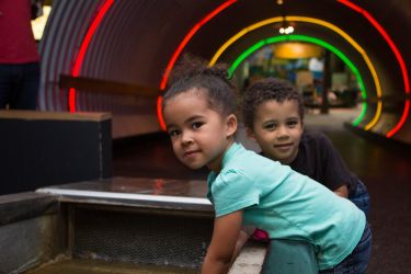 Three year olds at the Brooklyn Children's Museum